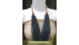 Necklaces Beading Fashion with Wooden